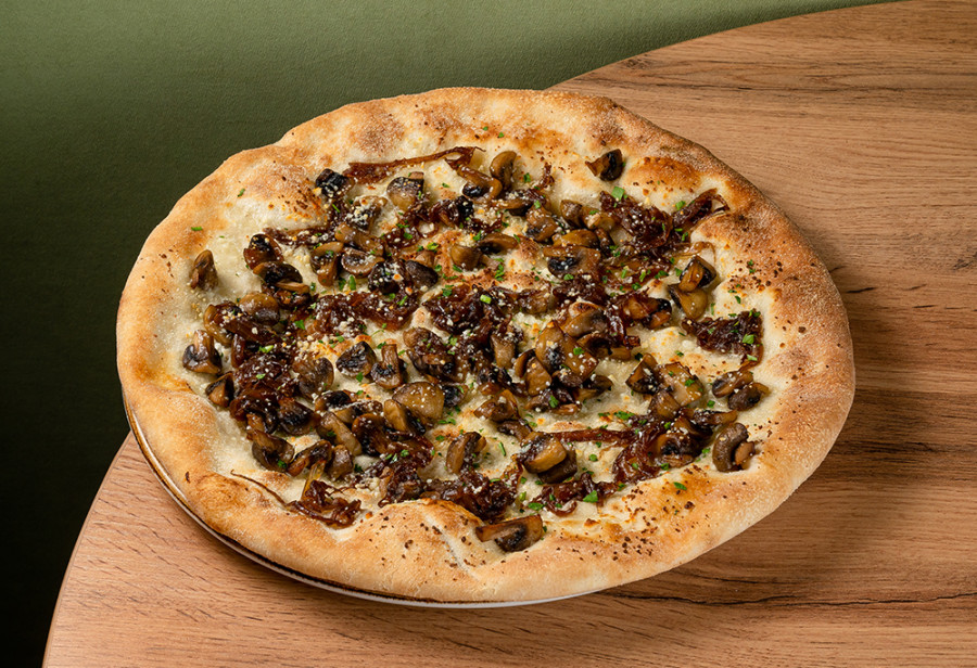 Фокачча с грибами